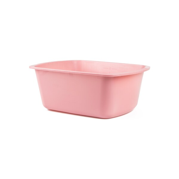 Basin, Wash, Rectangle, 7qt., Rose, PK50