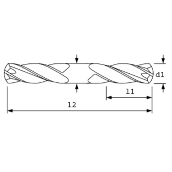 SC Endmill, 4FL, TiAlN, 5/16