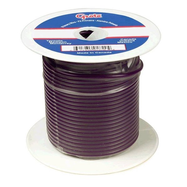 Primary Wire, 14 Ga, Purple, 100 ft. Spool