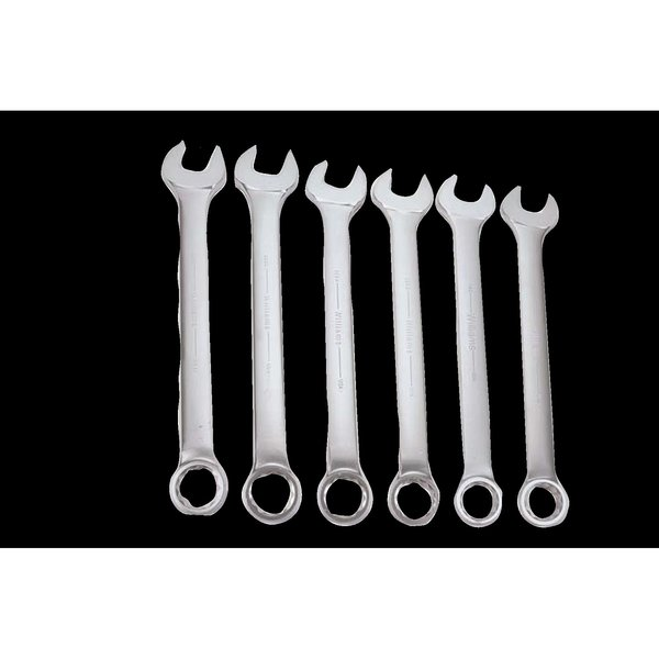 Williams Combo Wrench Set, 6 pcs., SAE