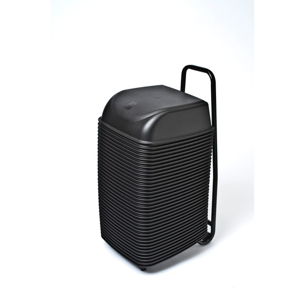 Cinema Seats, Rolling Cart, Blk, PK36