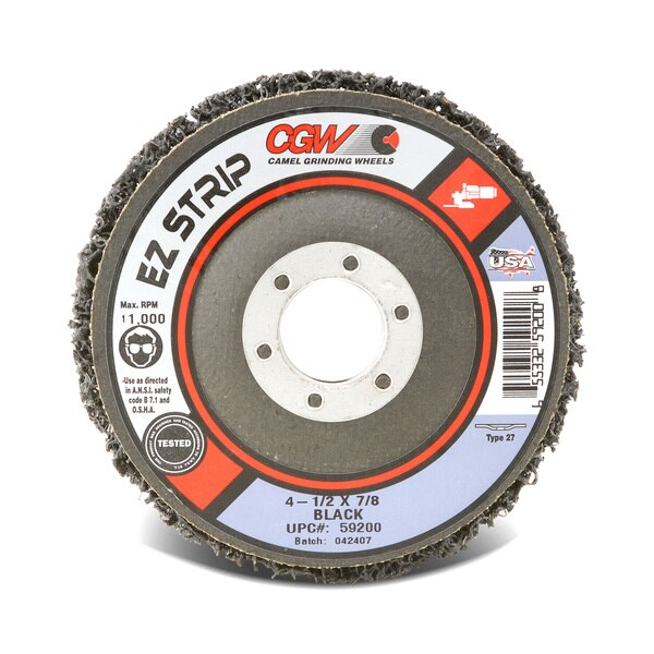 Strip Whl, 4.5x7/8, SC Extra CRS, Black