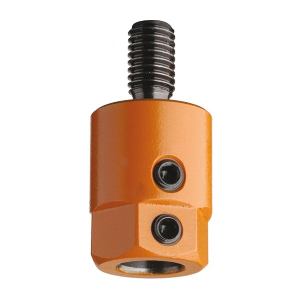 Adaptor, Rght, M8, 10mm Bore, 19.5mm dia.