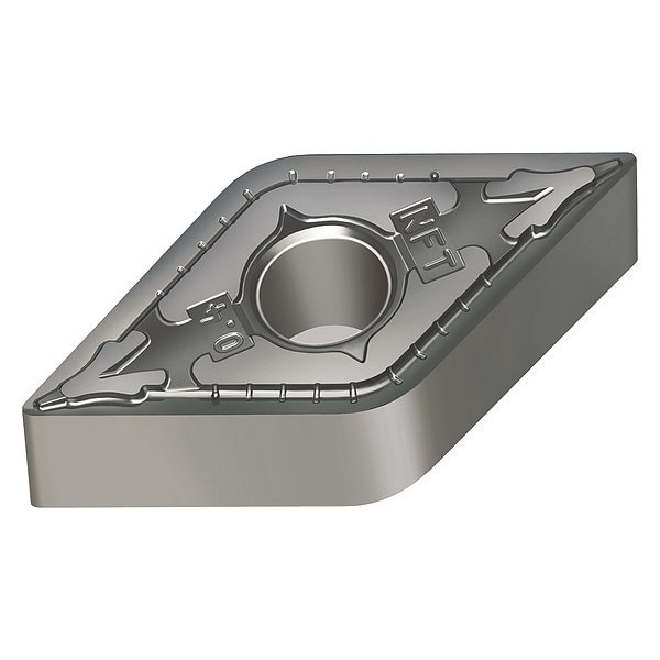 Diamond Turning Insert, Diamond, 1/2 in, DNGG, 55  Degrees, 1/64 in, Carbide
