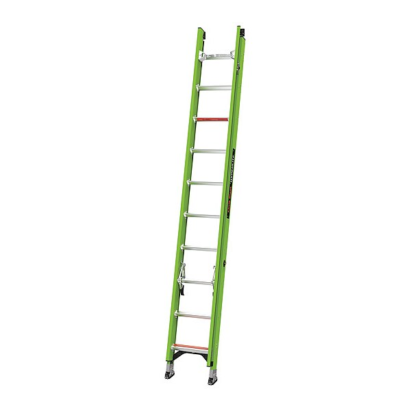 Fiberglass Extension Ladder, 375 lb Load Capacity