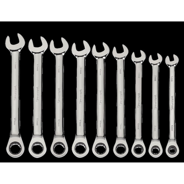 Williams Combo Ratchet Wrench, 25mm, Hi-Polish