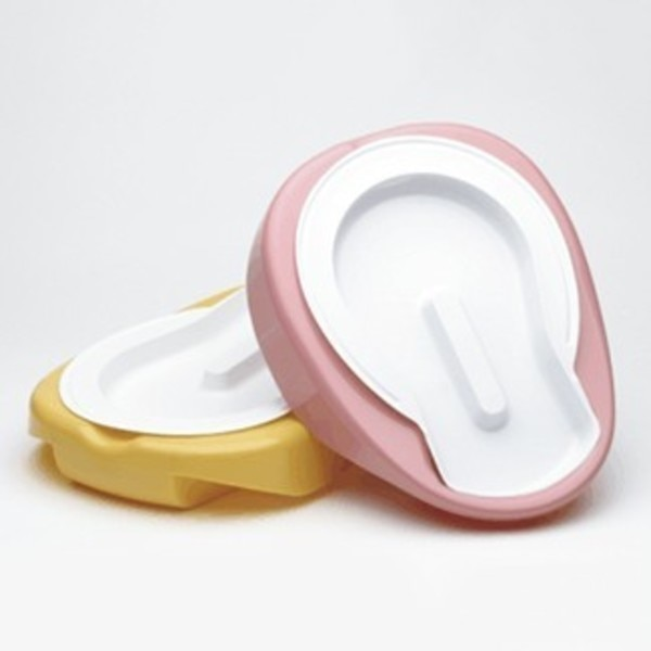 Bedpan w/Cover, Pontoon, Gold, Bagged, PK10