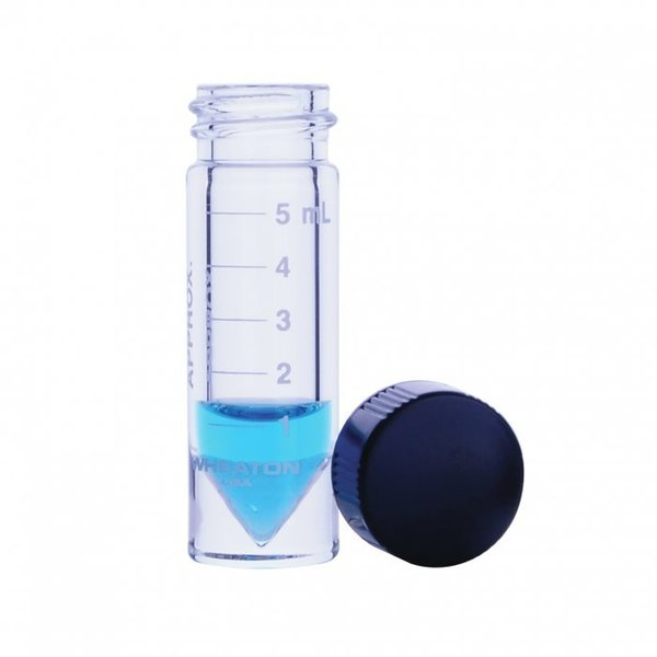 Vial, Clear, 5mL, Neck Size 20-400, PK12