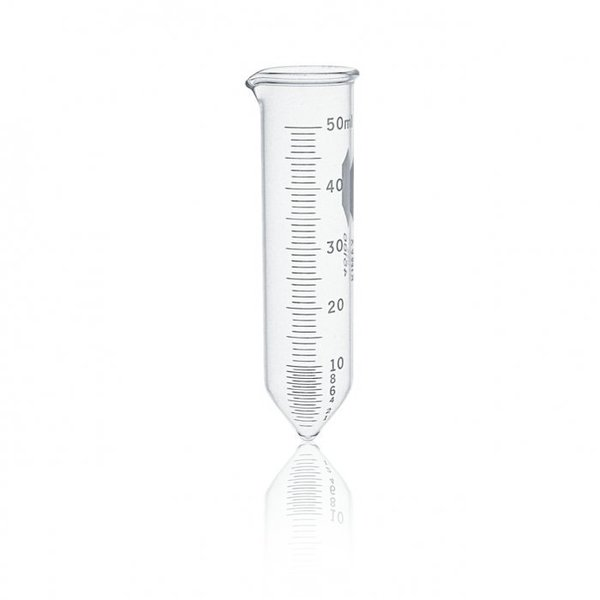 Conical Centrifuge Tube, 50mL, Clear, PK12
