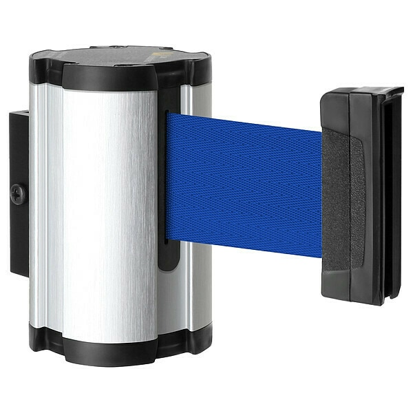 Retractable Belt Barrier, Brushed Nickel
