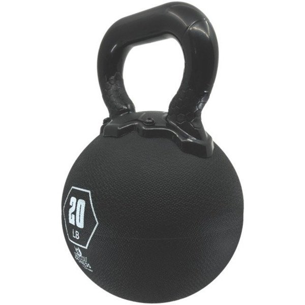 Durable Rhino Kettle Bell, Red 20lb