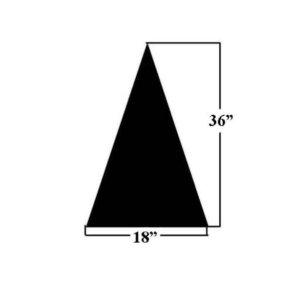 Athletic Stencil, Football Arrow, 1/8