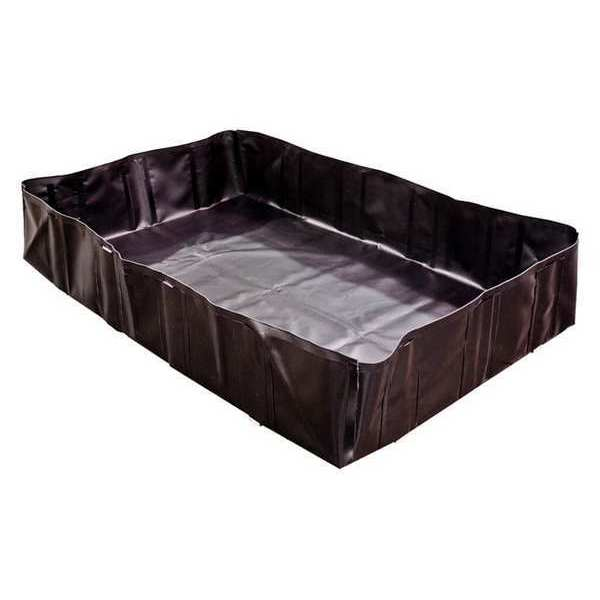 Spill Berm, 15 ft.Lx15 ft.Wx2 ft.H, Black