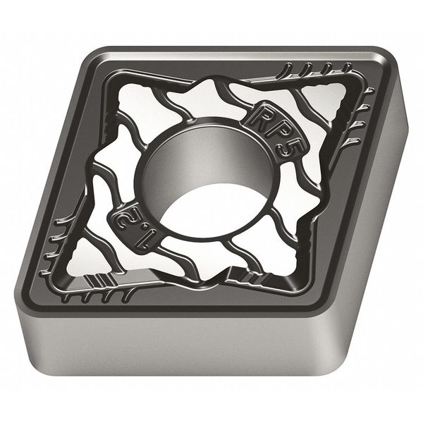 Diamond Turning Insert, Diamond, 3/4 in, CNMG, 80  Degrees, 3/64 in, Carbide