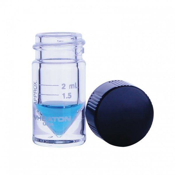 Vial, Clear, 2mL, Neck Size 20-400, PK12