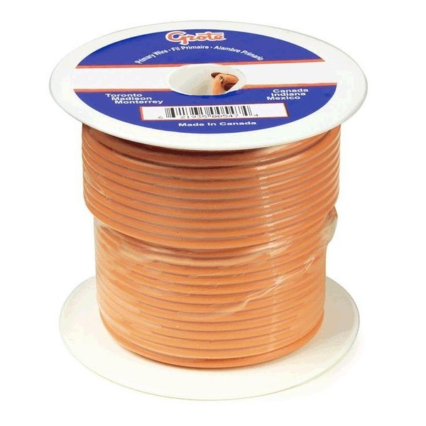 Primary Wire, 16 Gauge, Orange, 25ft. Spool