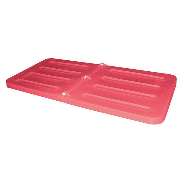 Tilt Truck Lid, Red, Fits 16-9/10 cu. ft.