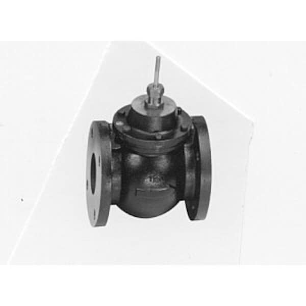 Globe Valve, 2-Way, NO, 2-1/2 In, Flanged