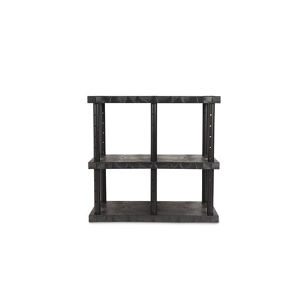 Dura-Shelf, Adjst, Solid Top, 48 x 24, 48