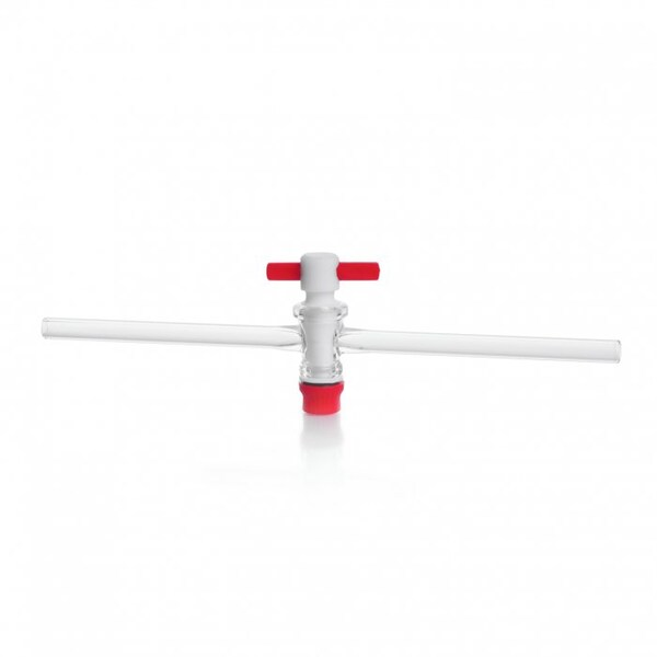 Straight Bore Stopcock Plug, White, 2 Sz