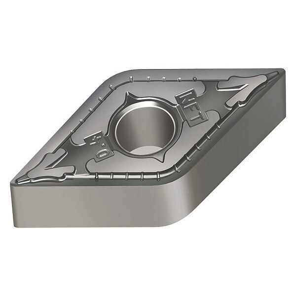 Diamond Turning Insert, Diamond, 1/2 in, DNMG, 55  Degrees, 1/32 in, Carbide