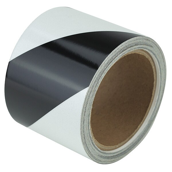 Marking Tape, Striped, Black/White, 3