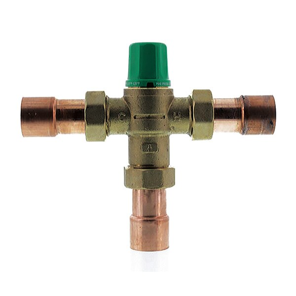 Mixing Valve, Forged Brass, 1 to 20 gpm