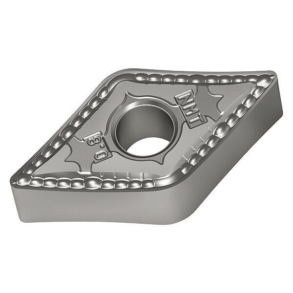 Diamond Turning Insert, Diamond, 1/2 in, DNMG, 55  Degrees, 1/32 in, Carbide