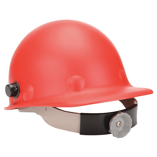 Front Brim Hard Hat, Type 1, Class G, Ratchet (8-Point), Red