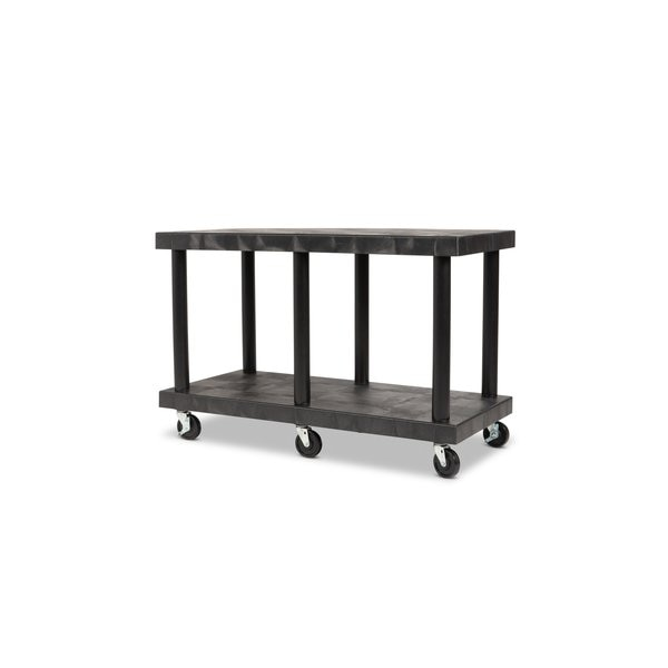 Recycled HDPE Modular-Kart, 2 Shelves, 750 lb