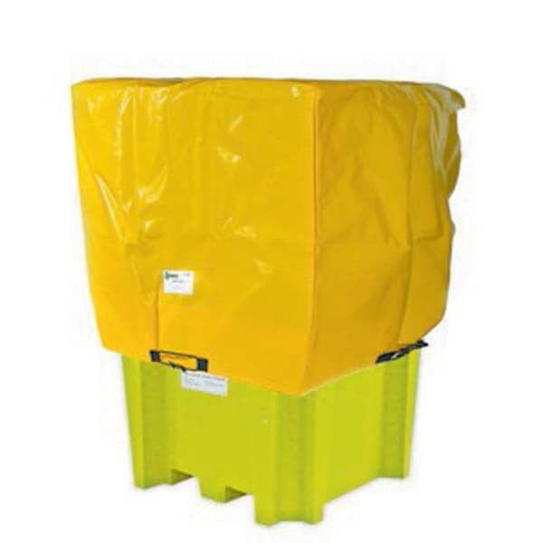 Tarp Cover, 80inLx76inWx74inH, PVC, Yellow