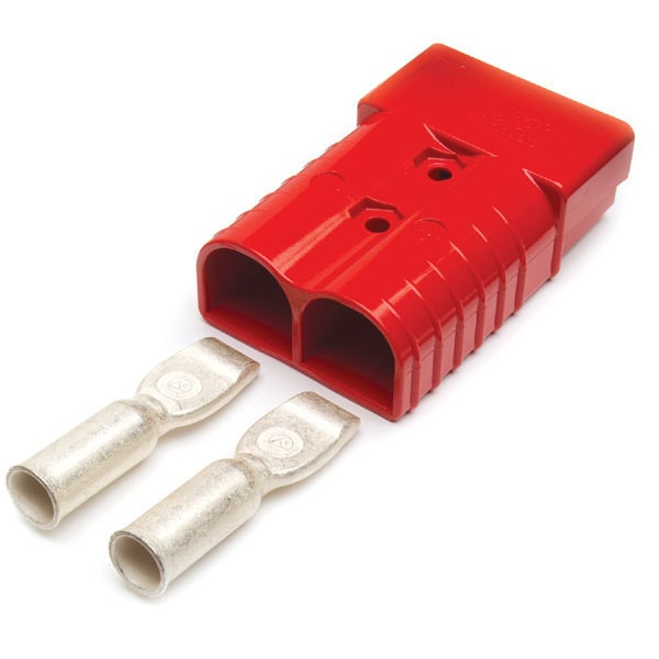 Replacement End, 4 Ga, 175 Amp, Red