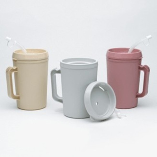 Pitcher Insulated w/Straw, Bggd, Rose, PK24