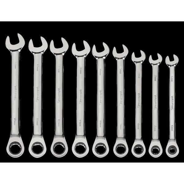 Williams Combo Ratchet Wrench, 20mm, Hi-Polish