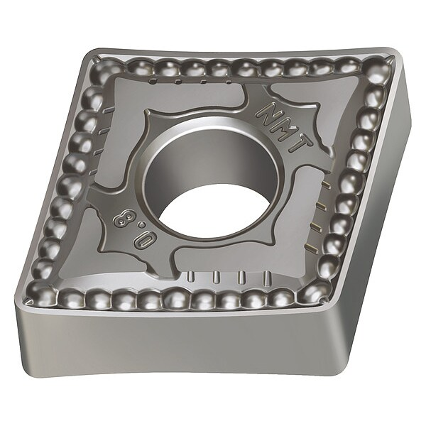 Diamond Turning Insert, Diamond, 1/2 in, CNMG, 80  Degrees, 1/32 in, Carbide