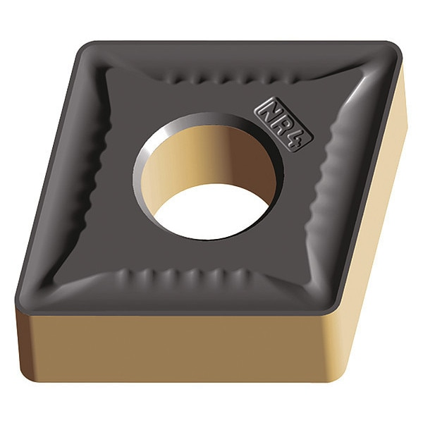 Diamond Turning Insert, Diamond, 1/2 in, CNMG, 80  Degrees, 1/32 in, Carbide
