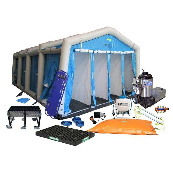 Decontamination Shower, 2700 lb., 96 in. L