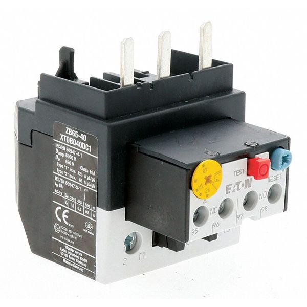 Contactor, 24-40A Overload