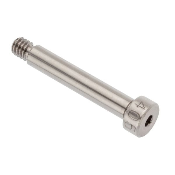 Shoulder Screw, 3A Thr Sz, 7/8 Thr Lg, 1 in Shoulder Lg, Monel