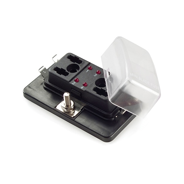 Led Fuse Panel, Min/Atm, 4 Slot and Cover