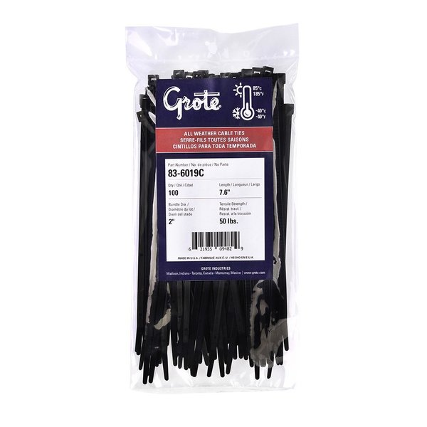 Standard Tie, Black, 11.1