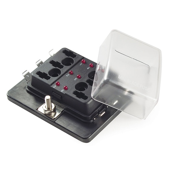 Led Fuse Panel, Min/Atm, 6 Slot and Cover