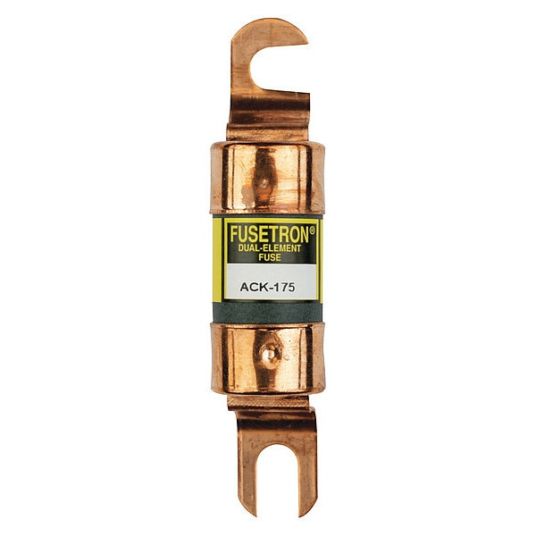 Forklift Limiter Fuse, Time Delay, 175 A, ACK Series, Not Rated, 72V DC, 3-3/4