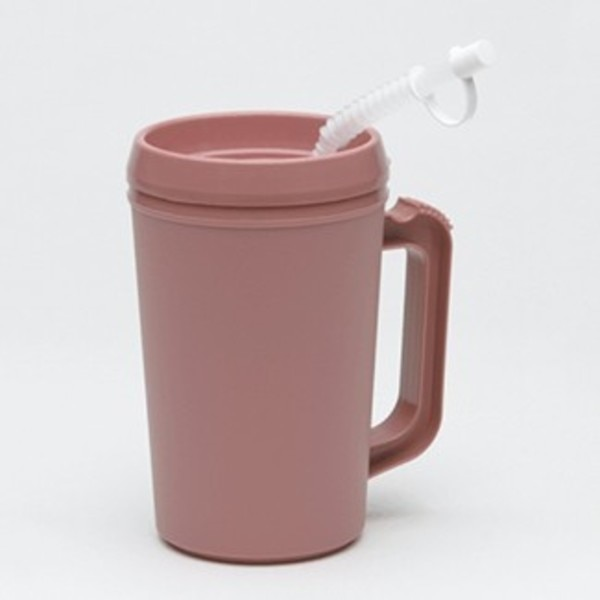 Pitcher Insulated w/Straw, Gray, PK48