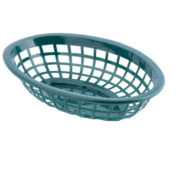Oval Side Order Bskt, Grn, 8