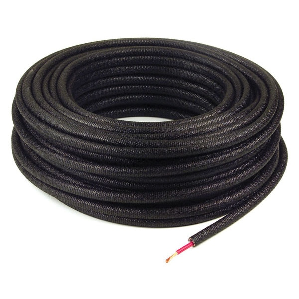 Non Metallic Loom, Black, 1/4
