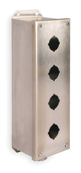 Pushbutton Enclosure, 12.74 in H304 SS