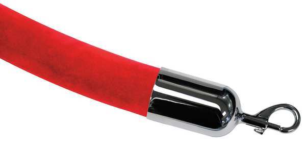 Barrier Rope, Velour, 6 ft L