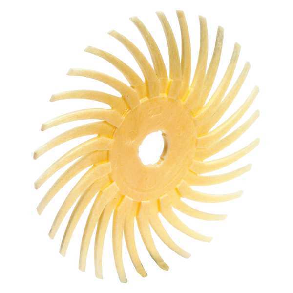 Radial Bristle Disc, SR, 3 In Dia, PK40