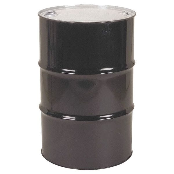 Closed Head Transport Drum, Steel, 55 gal, Unlined, Black